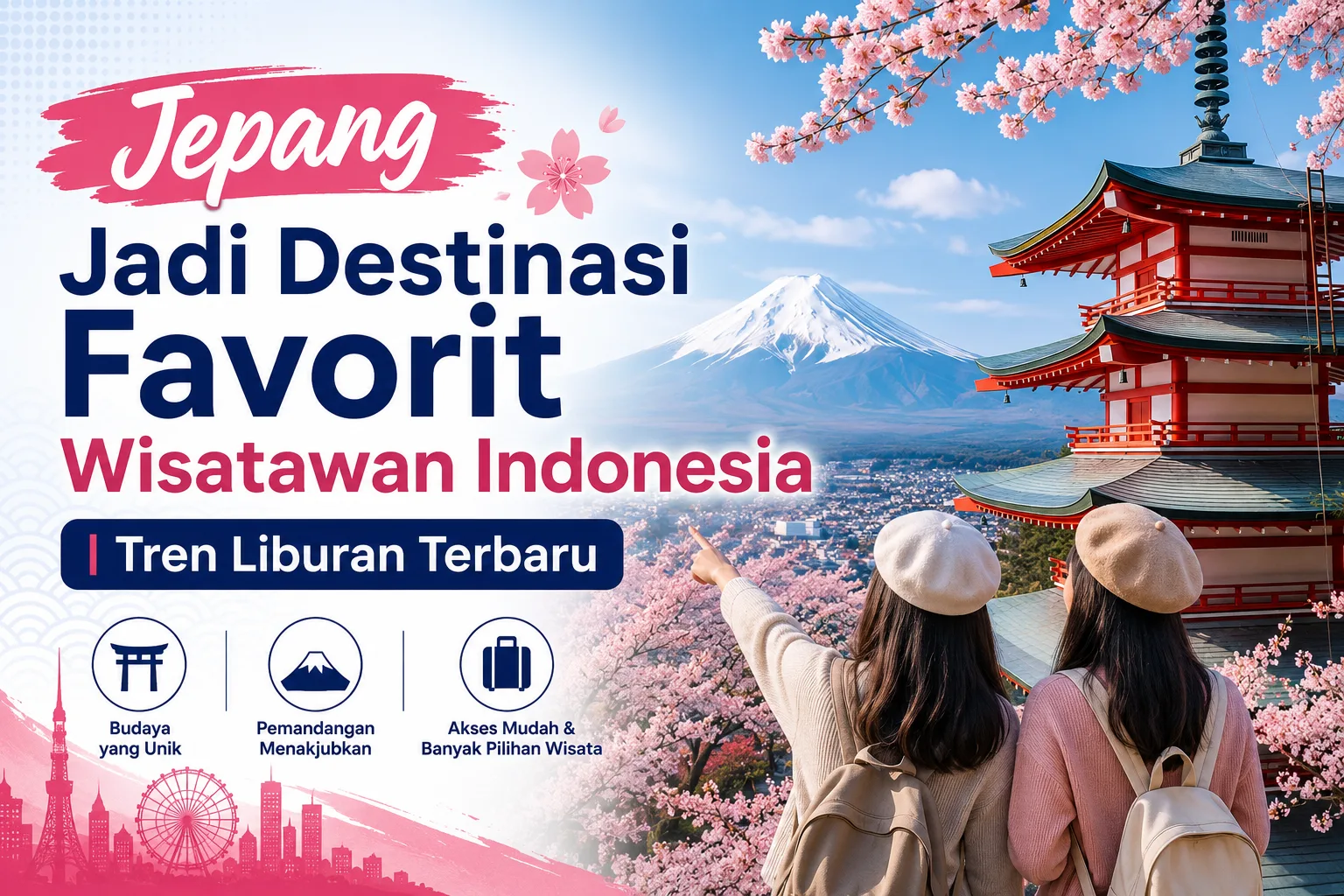 Jepang Jadi Destinasi Favorit Wisatawan Indonesia