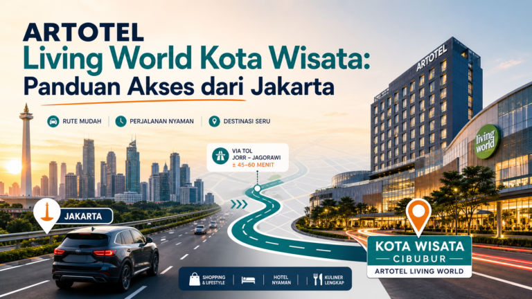 artotel - ARTOTEL Living World Kota Wisata: Panduan Akses dari Jakarta