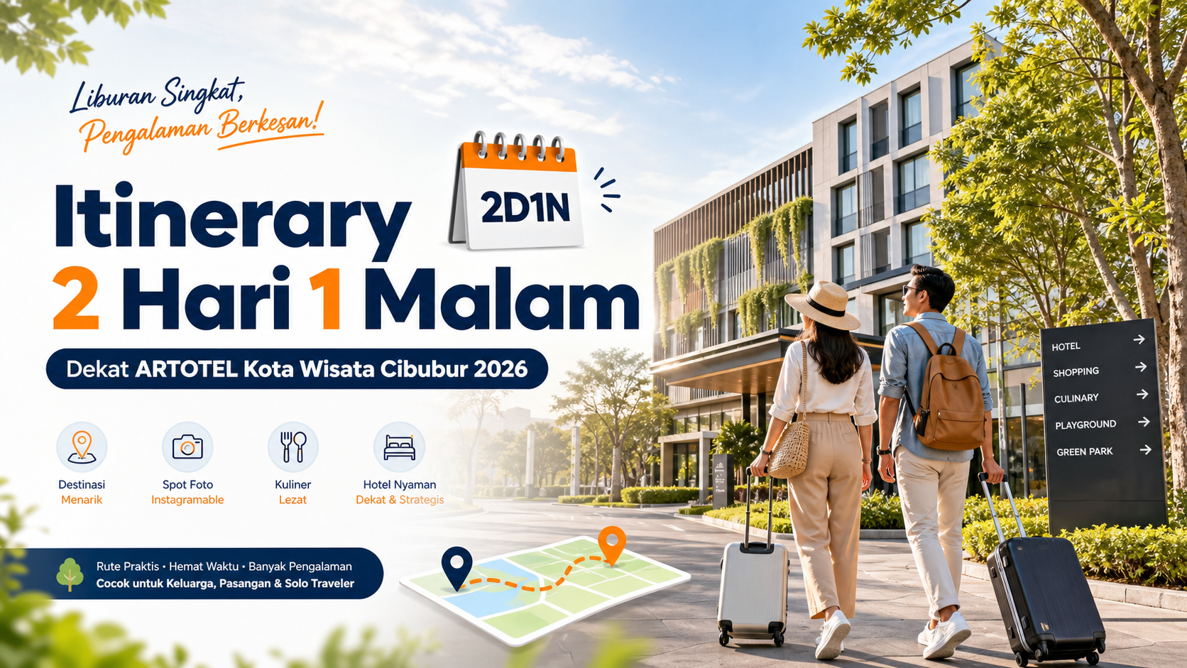 artotel - Itinerary 2 Hari 1 Malam Dekat ARTOTEL Kota Wisata Cibubur 2026