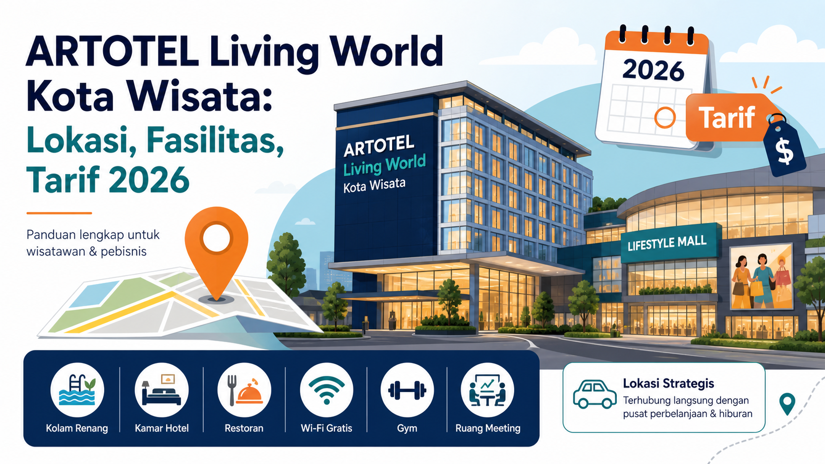 ARTOTEL Living World Kota Wisata: Lokasi, Fasilitas, Tarif 2026 - artotel