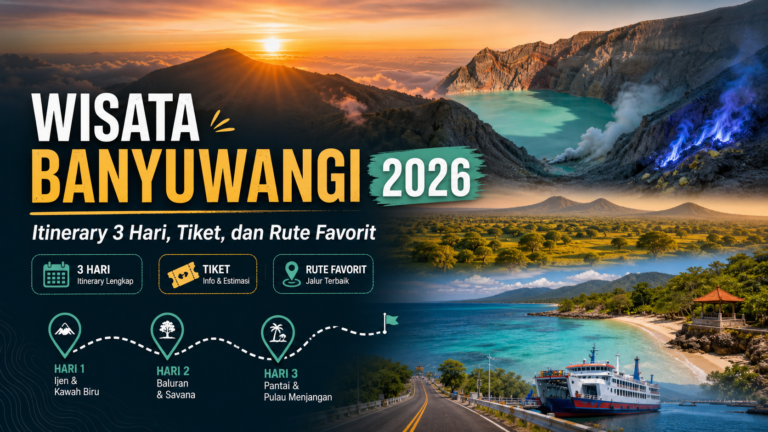 banyuwangi - Wisata Banyuwangi 2026: Itinerary 3 Hari, Tiket, dan Rute Favorit