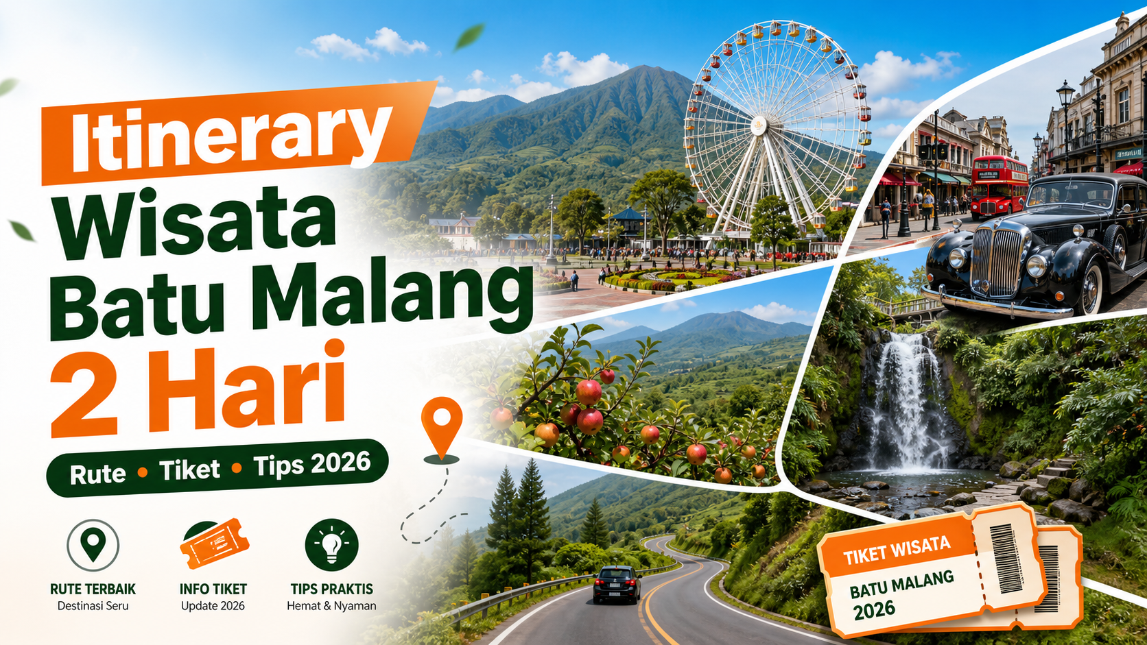 batu - Itinerary Wisata Batu Malang 2 Hari: Rute, Tiket, dan Tips 2026
