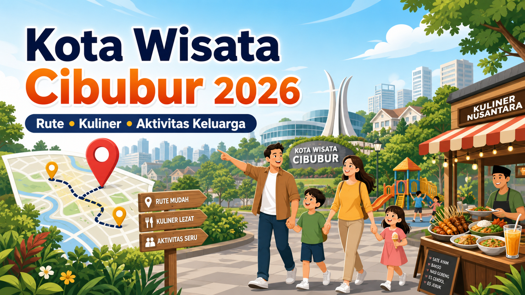 cibubur - Kota Wisata Cibubur 2026: Rute, Kuliner, dan Aktivitas Seru Keluarga