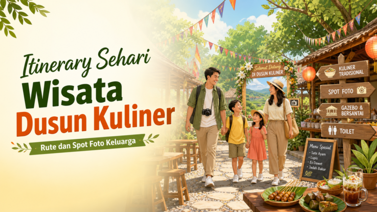 dusun - Itinerary Sehari Wisata Dusun Kuliner: Rute dan Spot Foto Keluarga