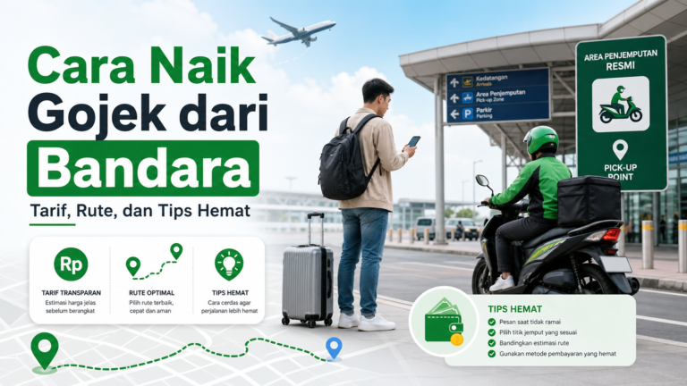 gojek - Cara Naik Gojek dari Bandara: Tarif, Rute, dan Tips Hemat