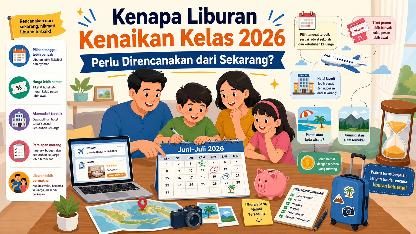 Kenapa Liburan Kenaikan Kelas 2026 Perlu Direncanakan dari Sekarang? - liburan