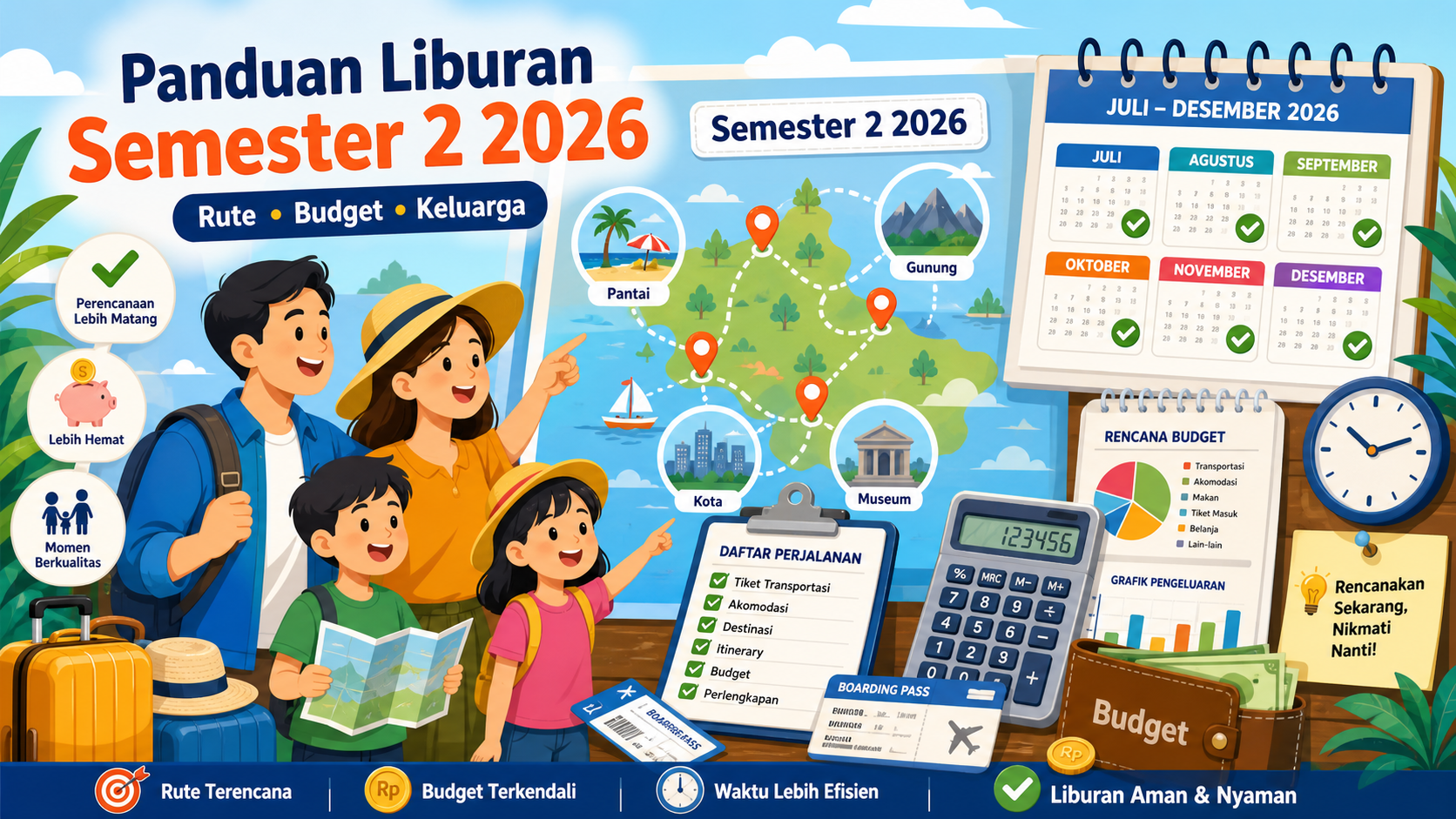 Kenapa Panduan Liburan Semester 2 Tahun 2026: Rute dan Budget Keluarga Penting? - liburan