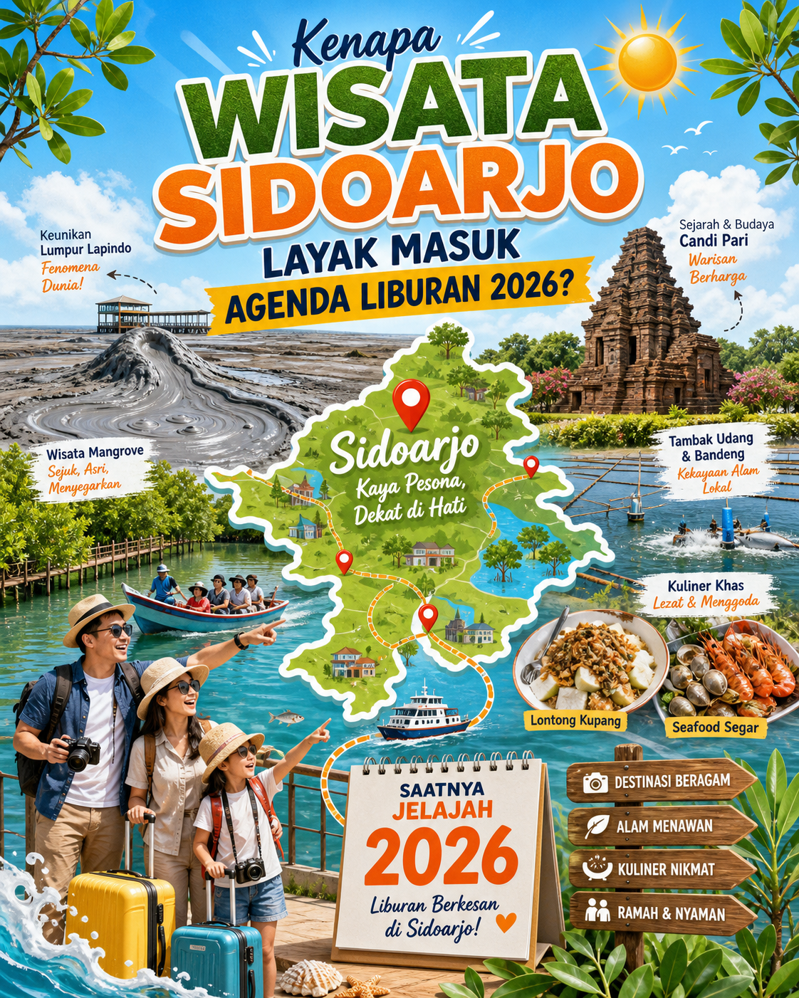 Kenapa Wisata Sidoarjo Layak Masuk Agenda Liburan 2026? - sidoarjo