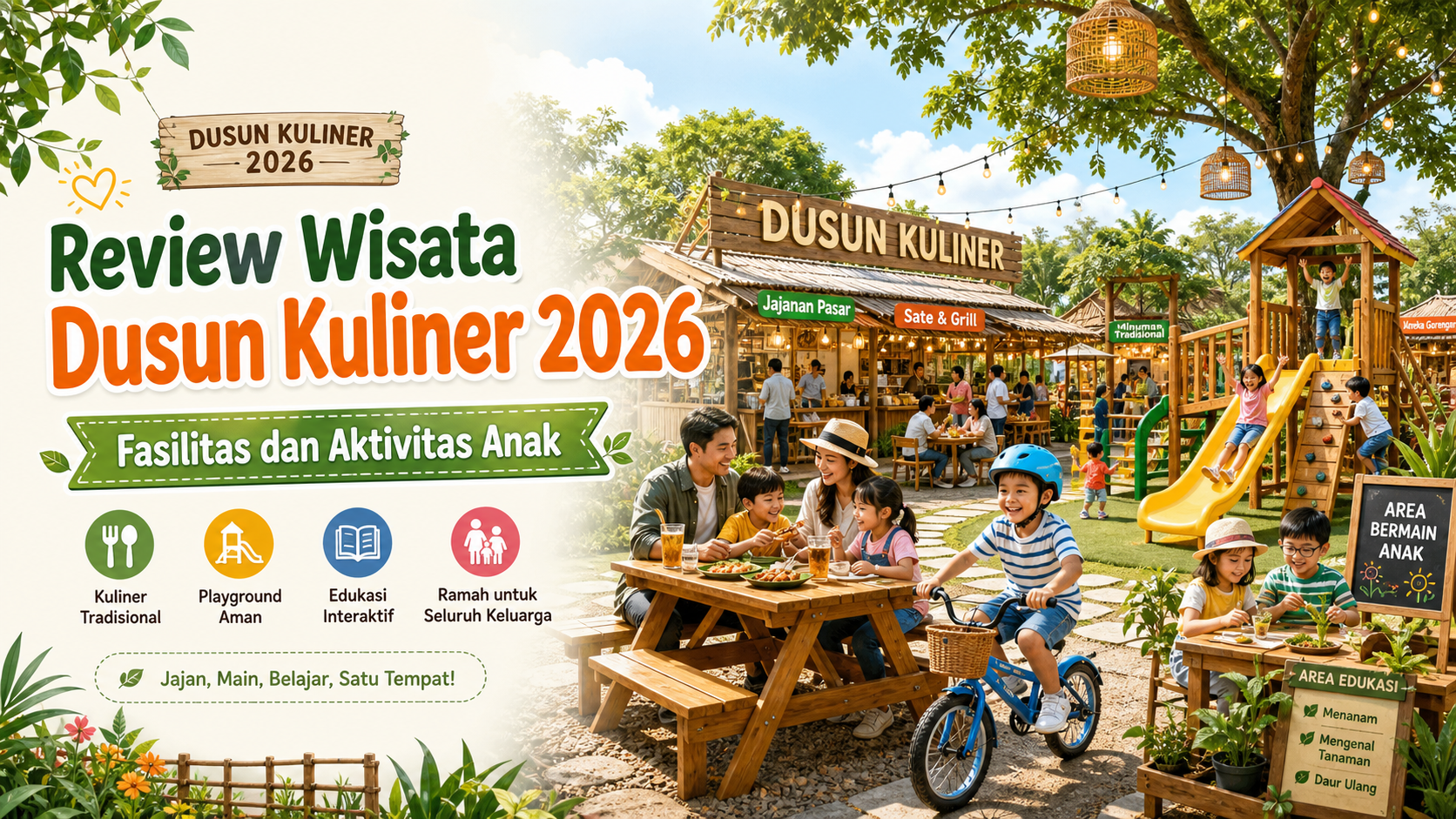 kuliner - Review Wisata Dusun Kuliner 2026: Fasilitas dan Aktivitas Anak