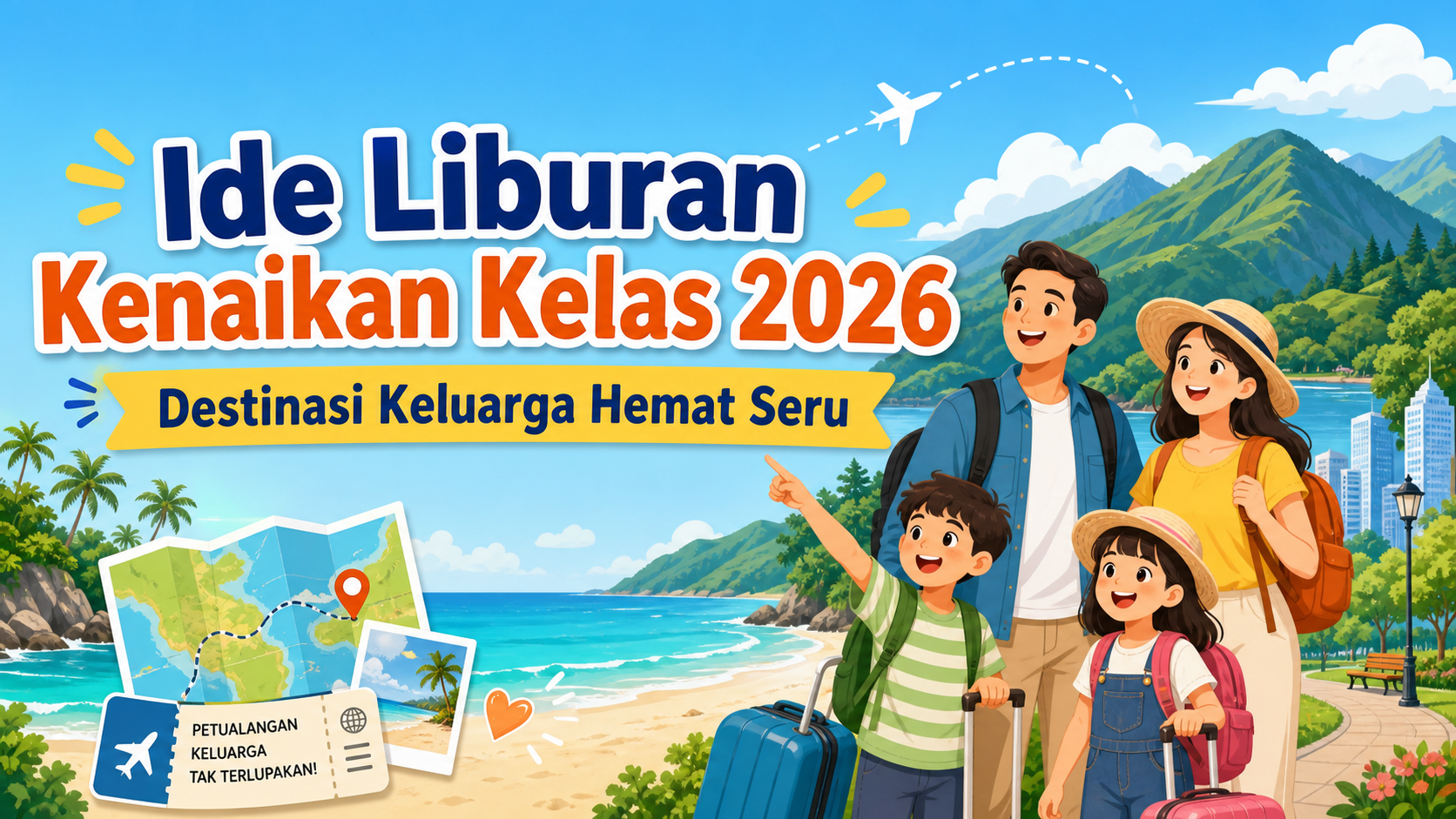 liburan - Ide Liburan Kenaikan Kelas 2026: Destinasi Keluarga Hemat Seru