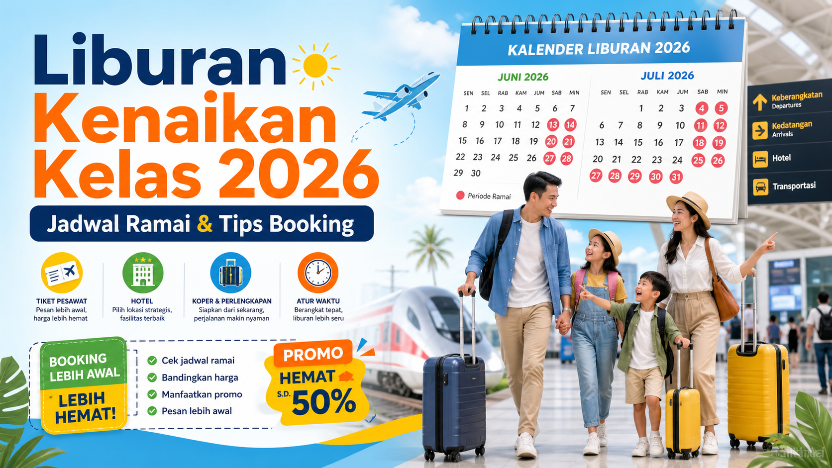 liburan - Liburan Kenaikan Kelas 2026: Jadwal Ramai dan Tips Booking