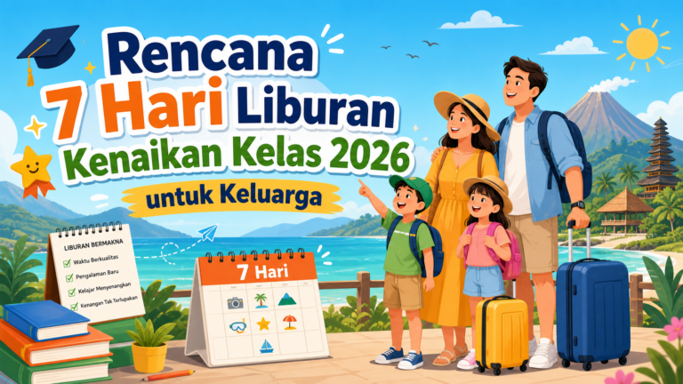 liburan - Rencana 7 Hari Liburan Kenaikan Kelas 2026 untuk Keluarga