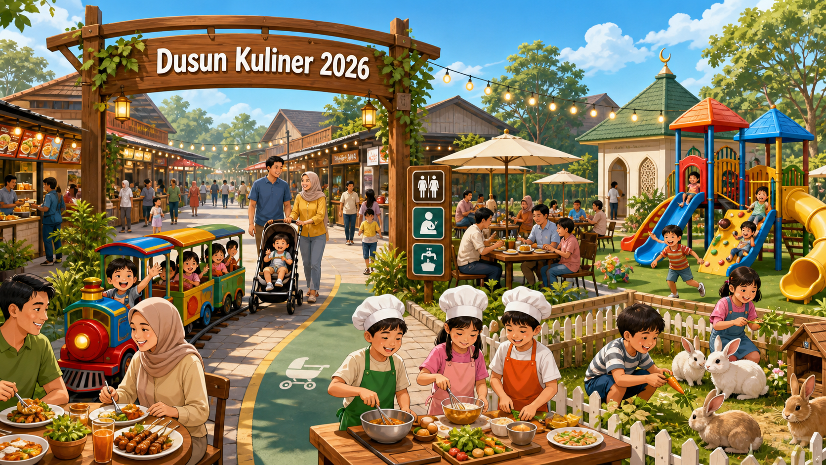 Review Wisata Dusun Kuliner 2026: Fasilitas dan Aktivitas Anak - kuliner
