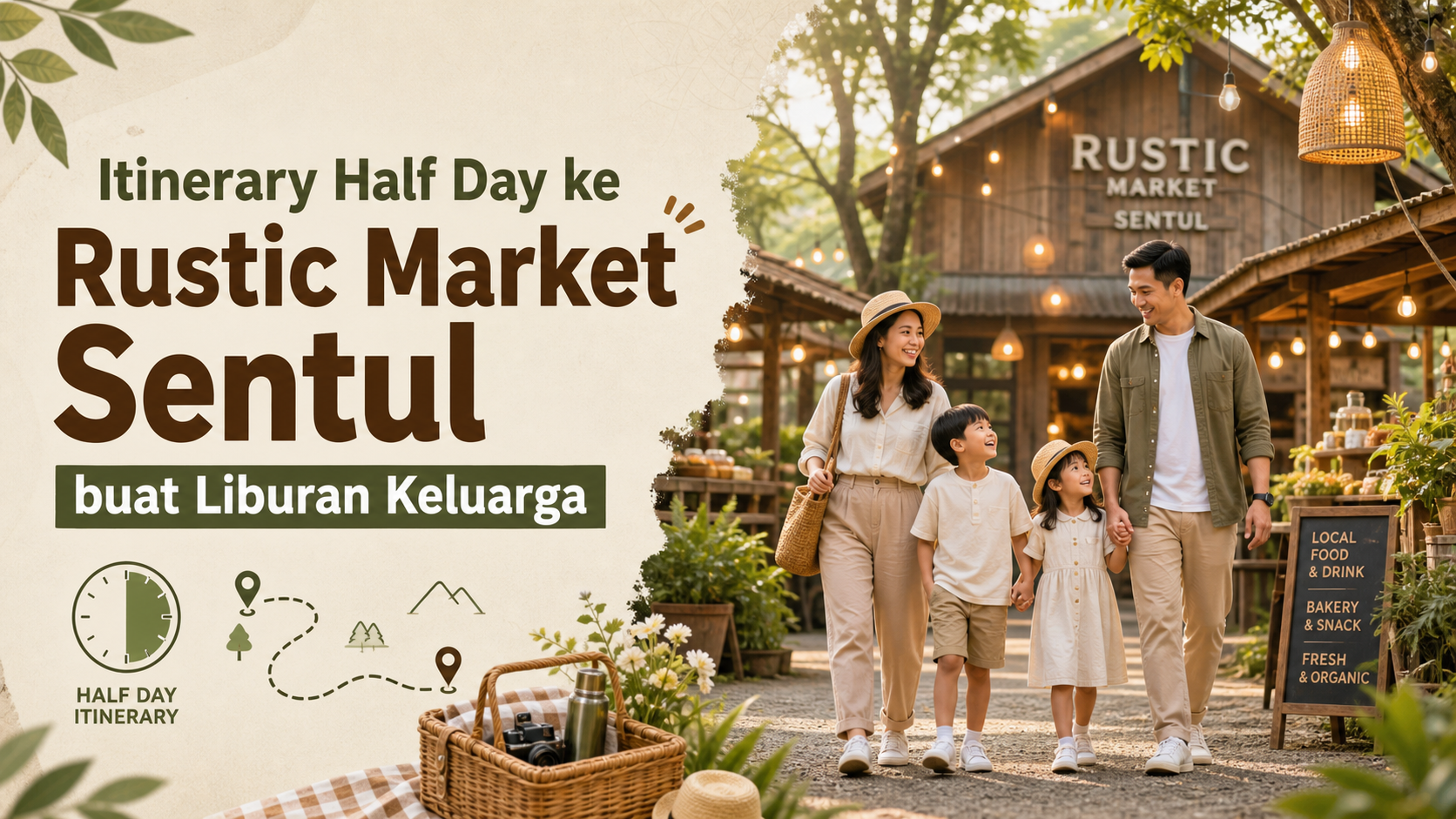 sentul - Itinerary Half Day ke Rustic Market Sentul buat Liburan Keluarga