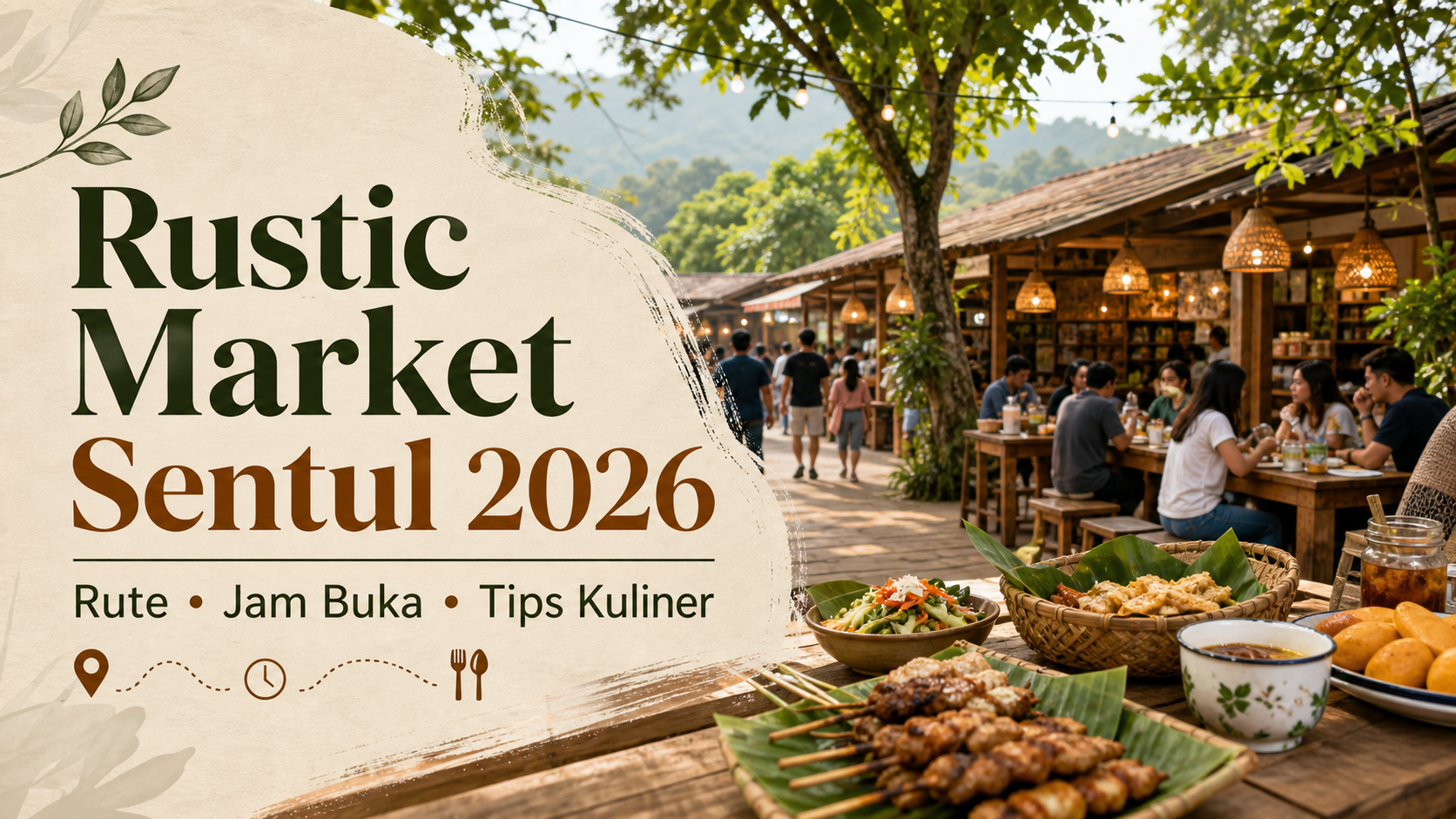 sentul - Rustic Market Sentul 2026: Rute, Jam Buka, dan Tips Kuliner