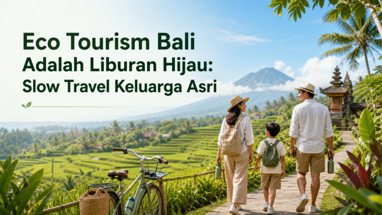 bali - Eco Tourism Bali Adalah Liburan Hijau: Slow Travel Keluarga Asri