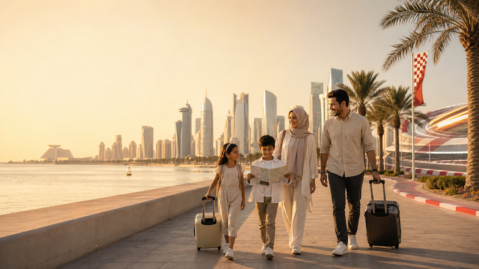 doha - Stopover Doha 2026: Slow Travel Keluarga saat F1 Qatar yang Aman