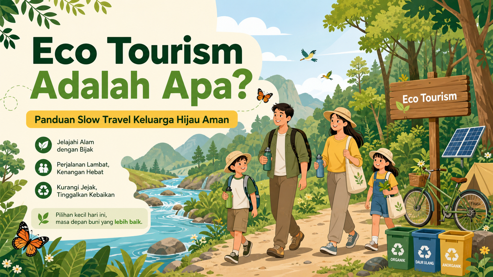 Eco Tourism Adalah Apa? Panduan Slow Travel Keluarga Hijau Aman - ecotourism