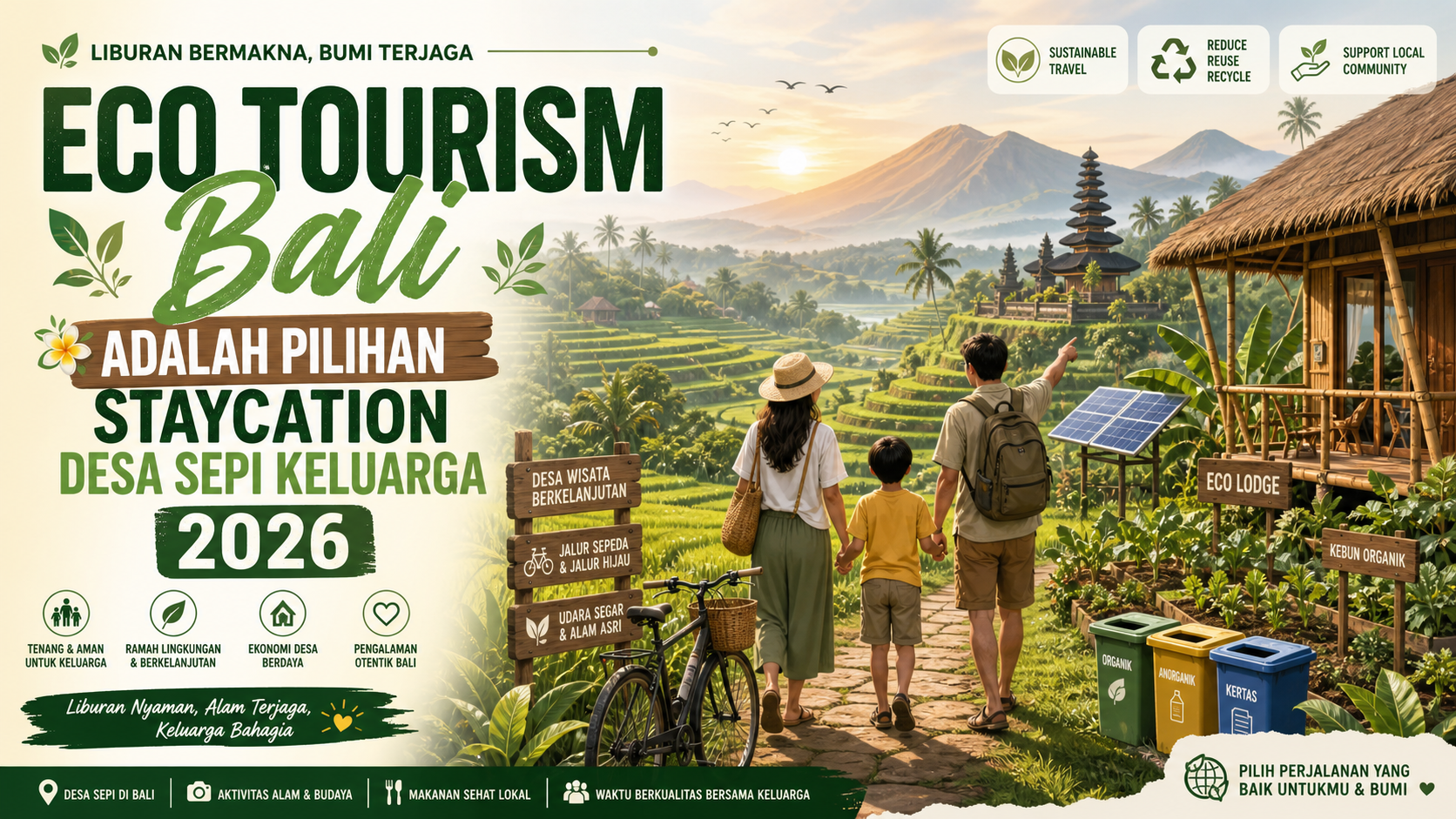 Eco Tourism Bali Adalah Pilihan Staycation Desa Sepi Keluarga 2026 - bali