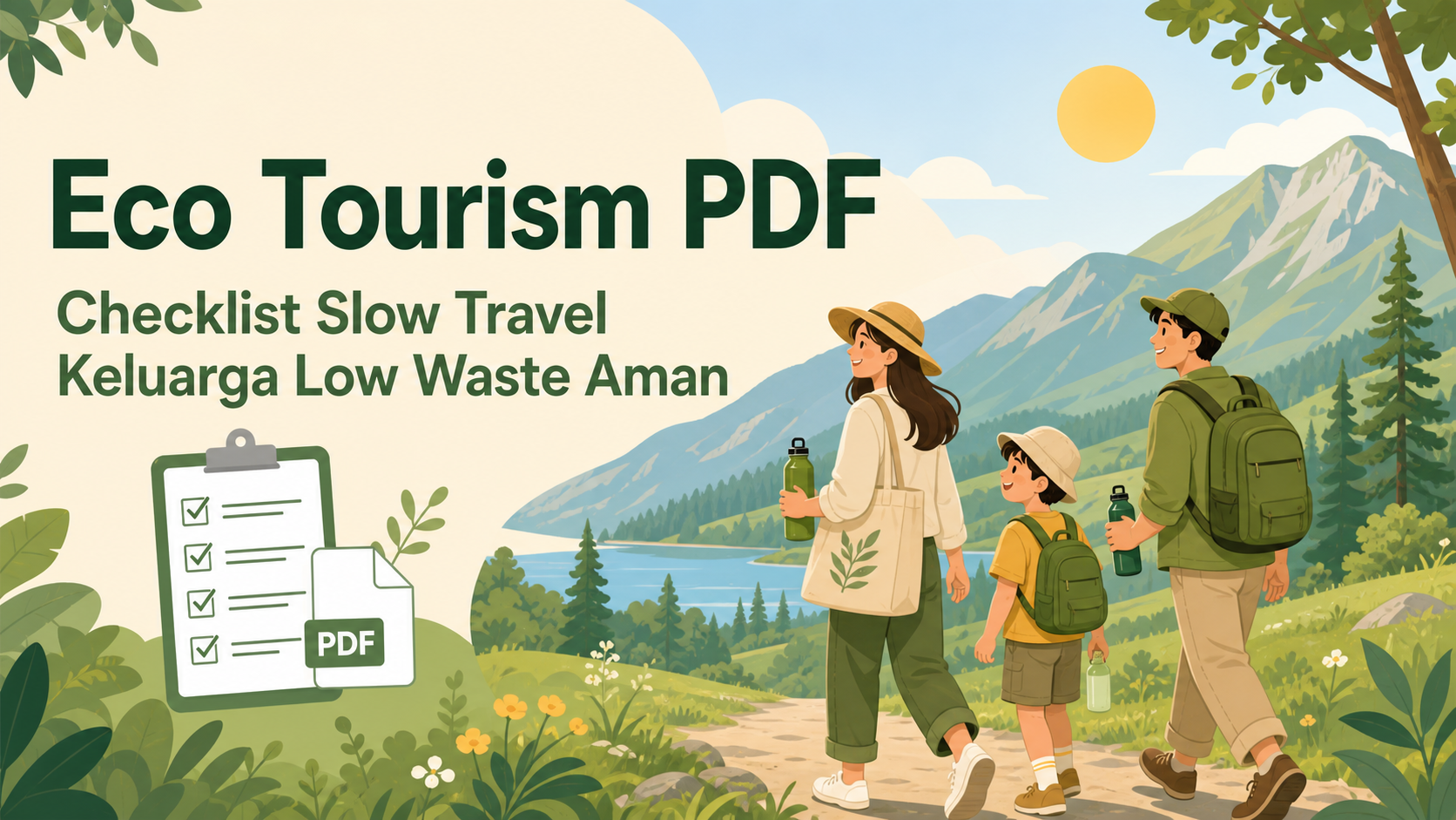 ecotourism - Eco Tourism PDF: Checklist Slow Travel Keluarga Low Waste Aman