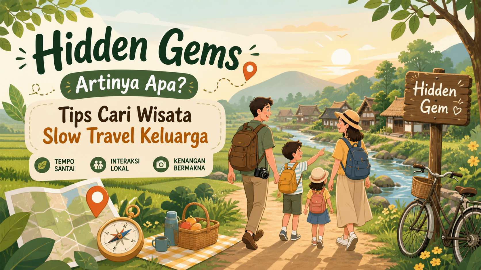 Hidden Gems Artinya Apa? Tips Cari Wisata Slow Travel Keluarga - hidden
