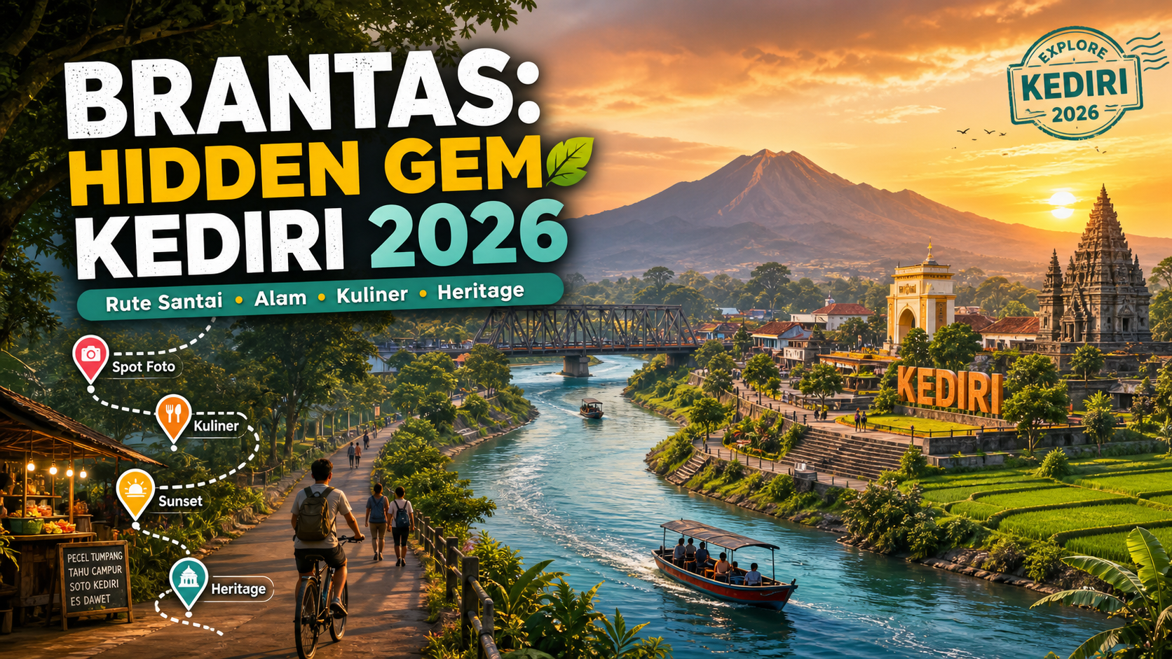 Kenapa Brantas Jadi Rute Hidden Gem Kediri 2026? - kediri