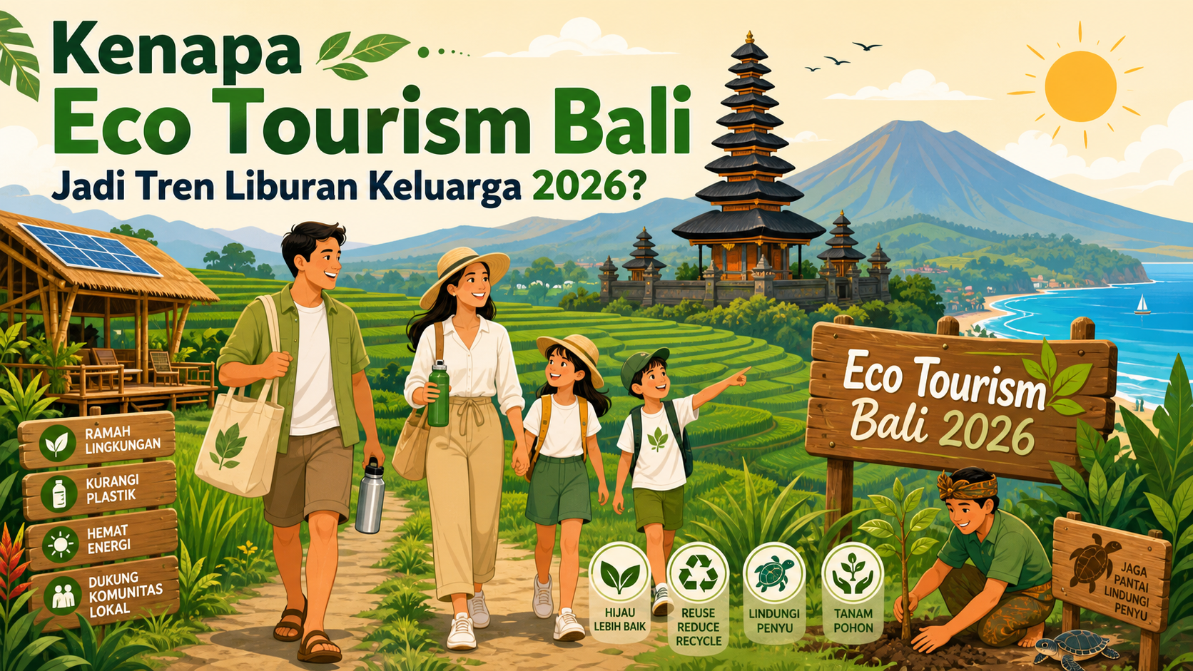 Kenapa Eco Tourism Bali Jadi Tren Liburan Keluarga 2026? - bali