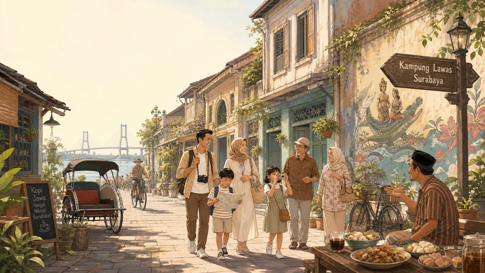 Kenapa Hidden Gem Surabaya 2026: Slow Travel Keluarga di Kampung Lawas Makin Dicari? - surabaya