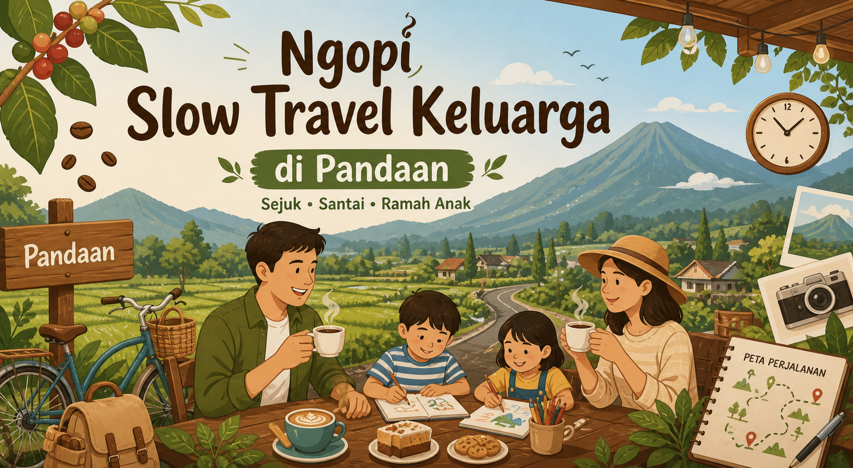 Kenapa Pandaan Cocok untuk Ngopi Slow Travel Keluarga? - pandaan