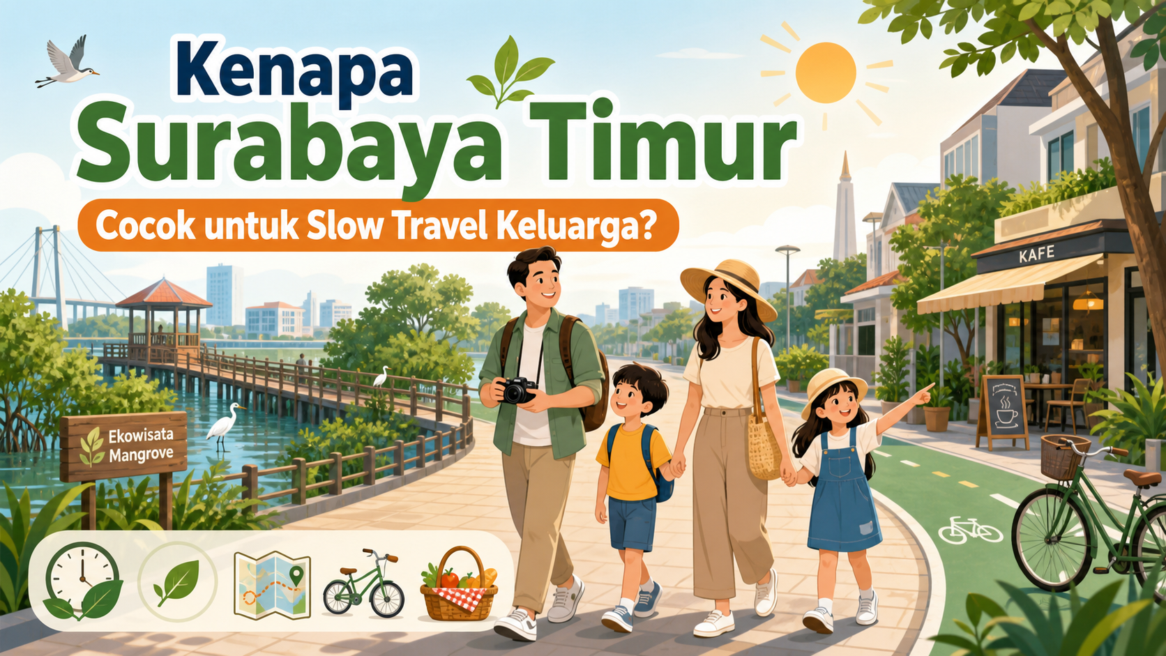Kenapa Surabaya Timur Cocok untuk Slow Travel Keluarga? - surabaya