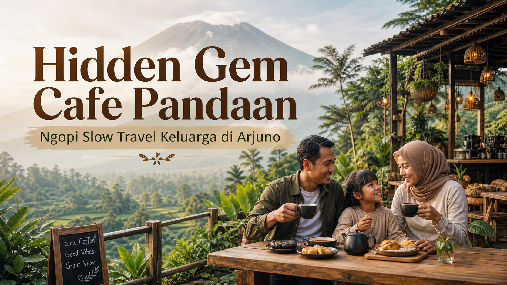 pandaan - Hidden Gem Cafe Pandaan: Ngopi Slow Travel Keluarga di Arjuno