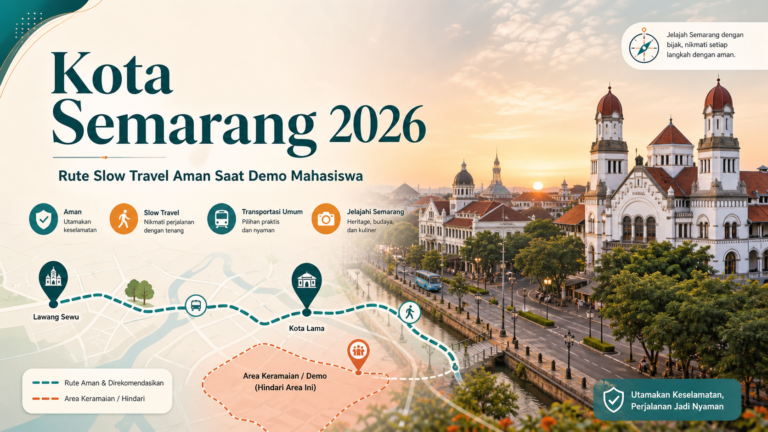 semarang - Kota Semarang 2026: Rute Slow Travel Aman Saat Demo Mahasiswa