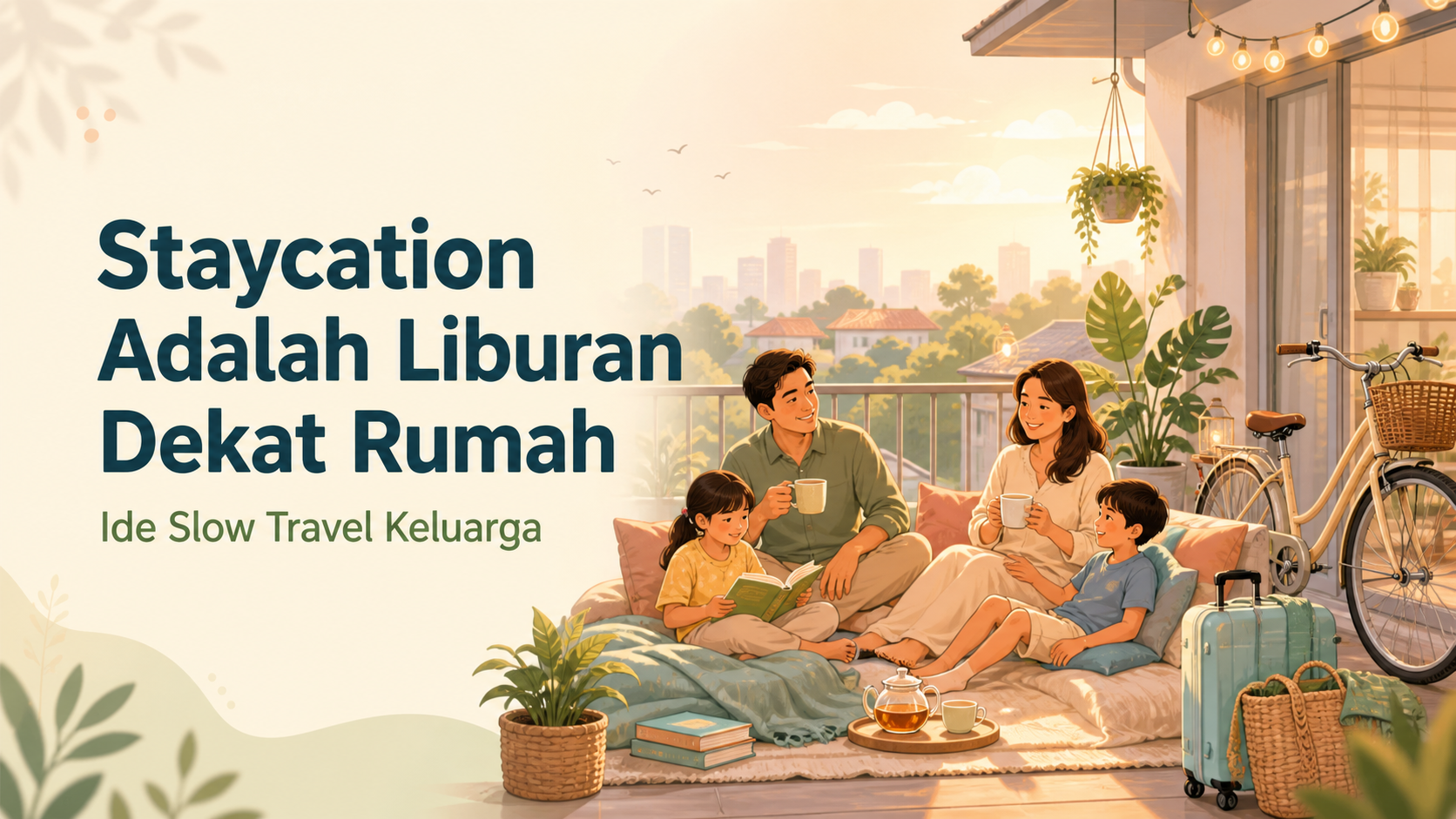 staycation - Staycation Adalah Liburan Dekat Rumah: Ide Slow Travel Keluarga
