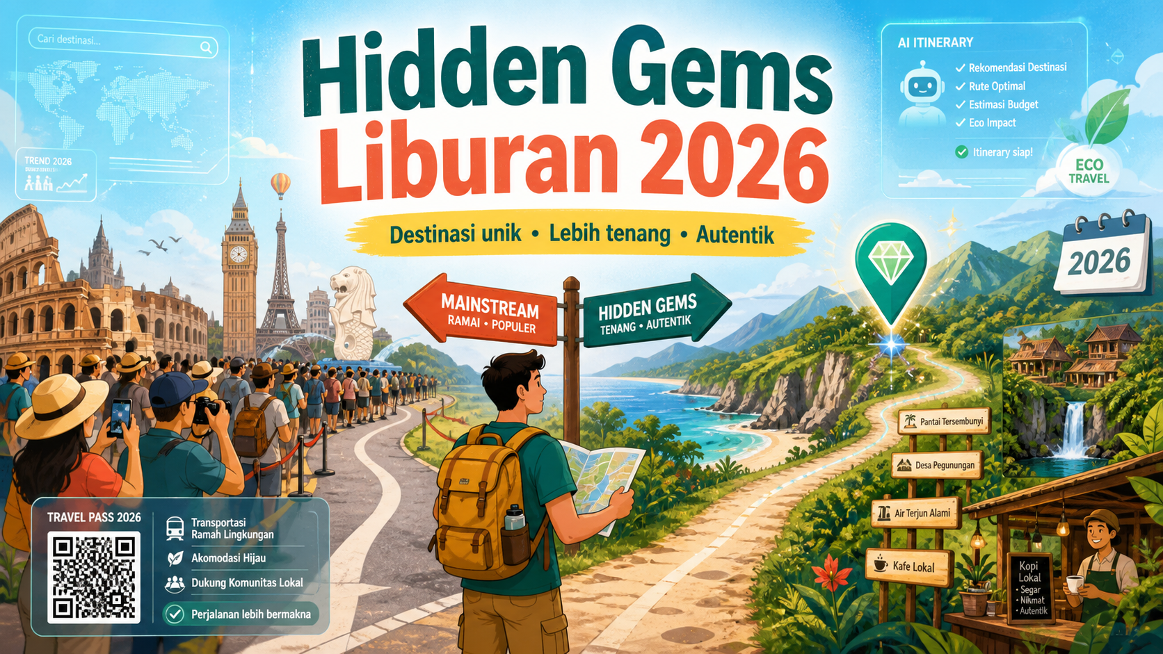Apa Itu Hidden Gems dalam Tren Liburan 2026? - hidden