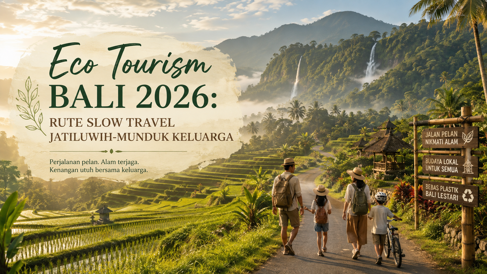 bali - Eco Tourism Bali 2026: Rute Slow Travel Jatiluwih-Munduk Keluarga