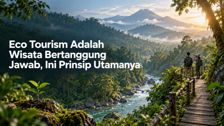 ekowisata - Eco Tourism Adalah Wisata Bertanggung Jawab, Ini Prinsip Utamanya