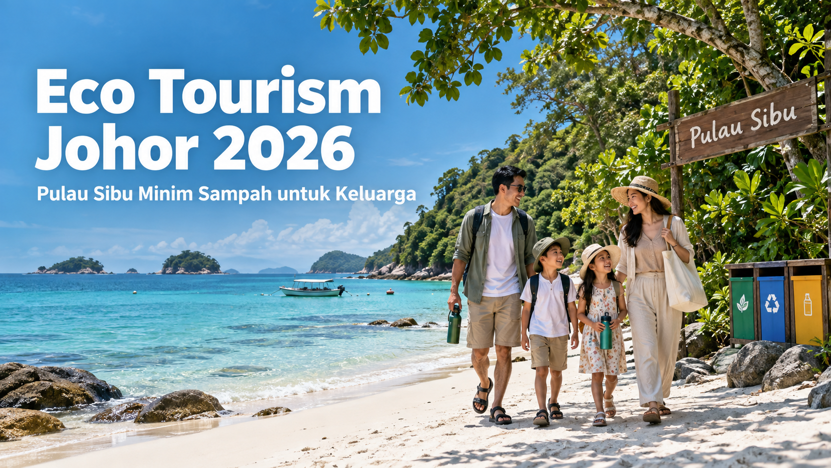 johor - Eco Tourism Johor 2026: Pulau Sibu Minim Sampah untuk Keluarga
