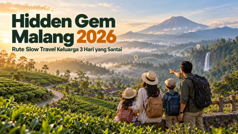malang - Hidden Gem Malang 2026: Rute Slow Travel Keluarga 3 Hari yang Santai