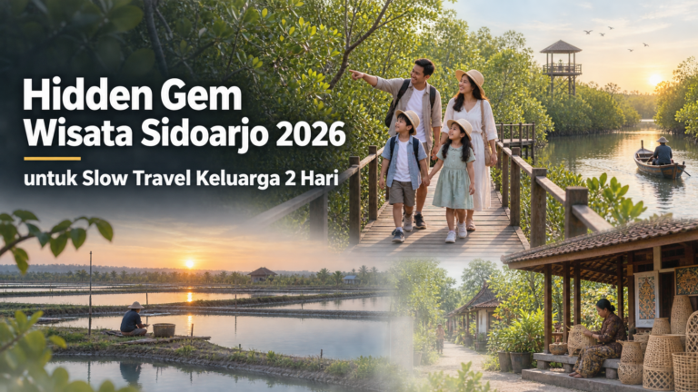 sidoarjo - Hidden Gem Wisata Sidoarjo 2026 untuk Slow Travel Keluarga 2 Hari
