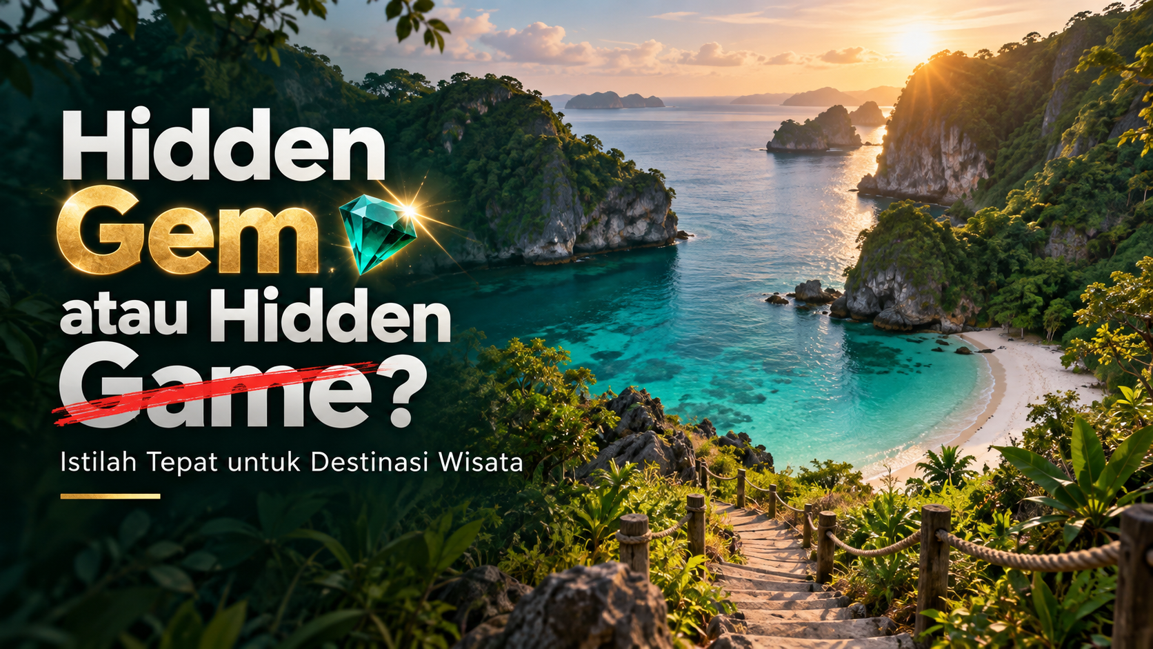 wisata - Hidden Gem atau Hidden Game? Istilah Tepat untuk Destinasi Wisata