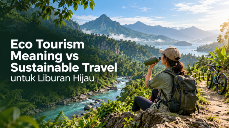 ecotourism - Eco Tourism Meaning vs Sustainable Travel untuk Liburan Hijau
