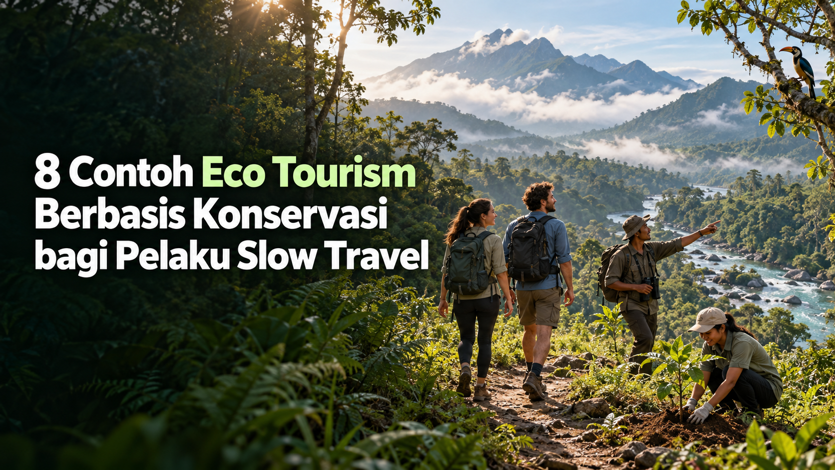 ekowisata - 8 Contoh Eco Tourism Berbasis Konservasi bagi Pelaku Slow Travel