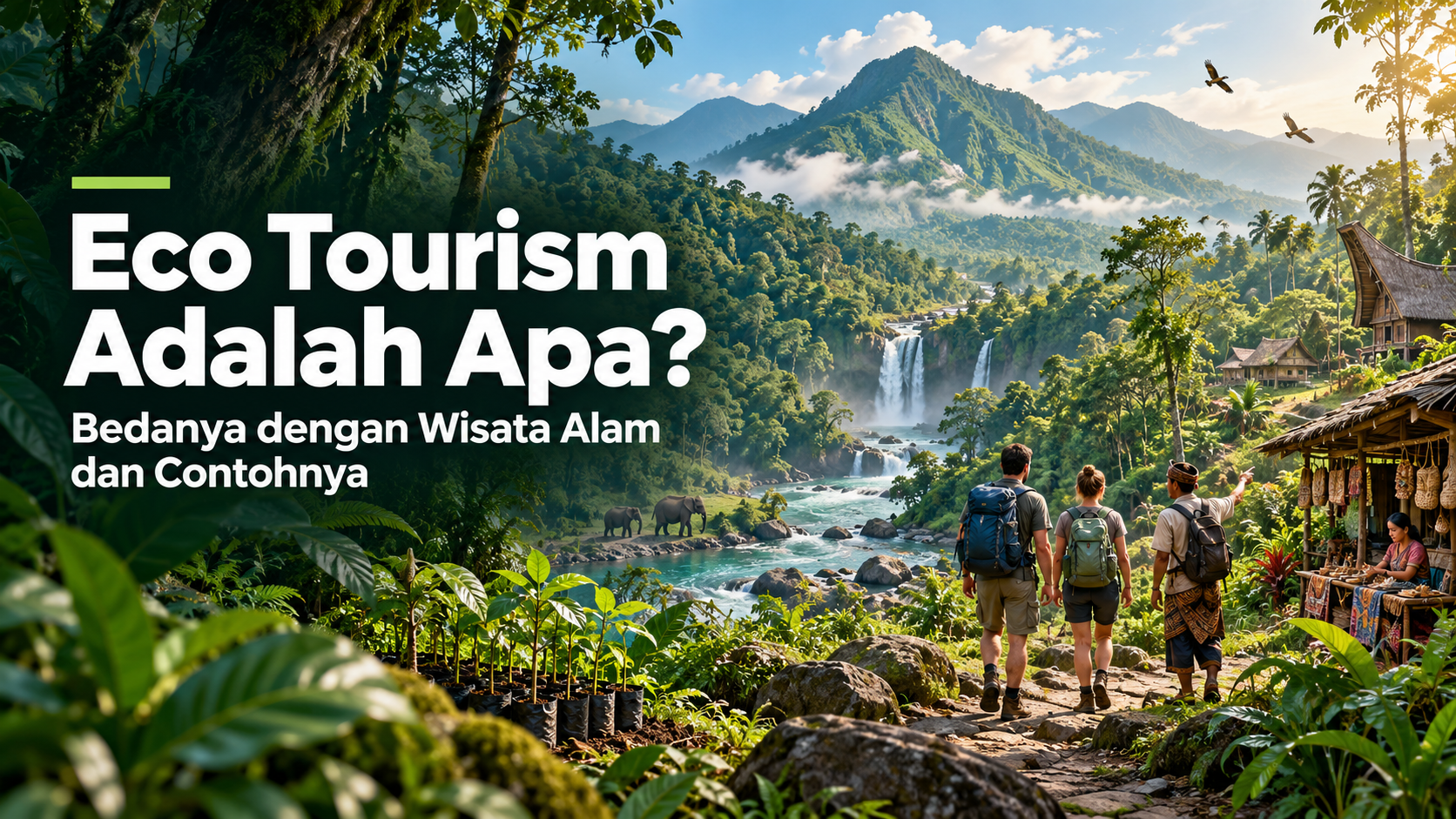ekowisata - Eco Tourism Adalah Apa? Bedanya dengan Wisata Alam dan Contohnya