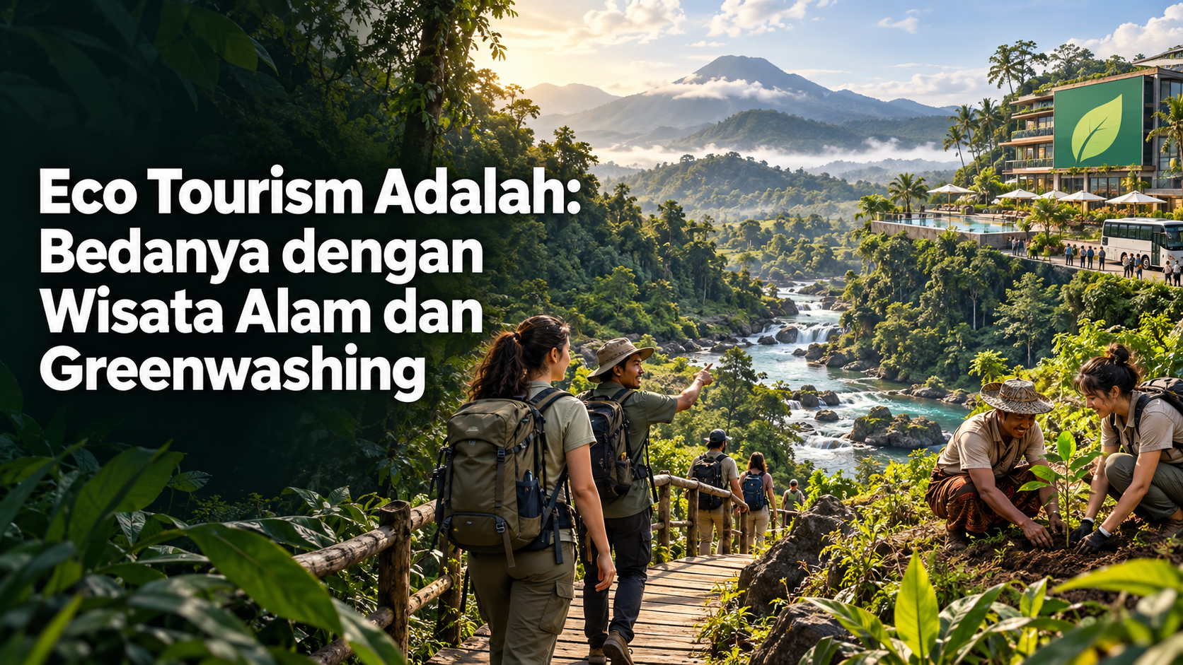 ekowisata - Eco Tourism Adalah: Bedanya dengan Wisata Alam dan Greenwashing