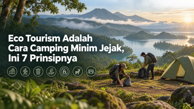 ekowisata - Eco Tourism Adalah Cara Camping Minim Jejak, Ini 7 Prinsipnya