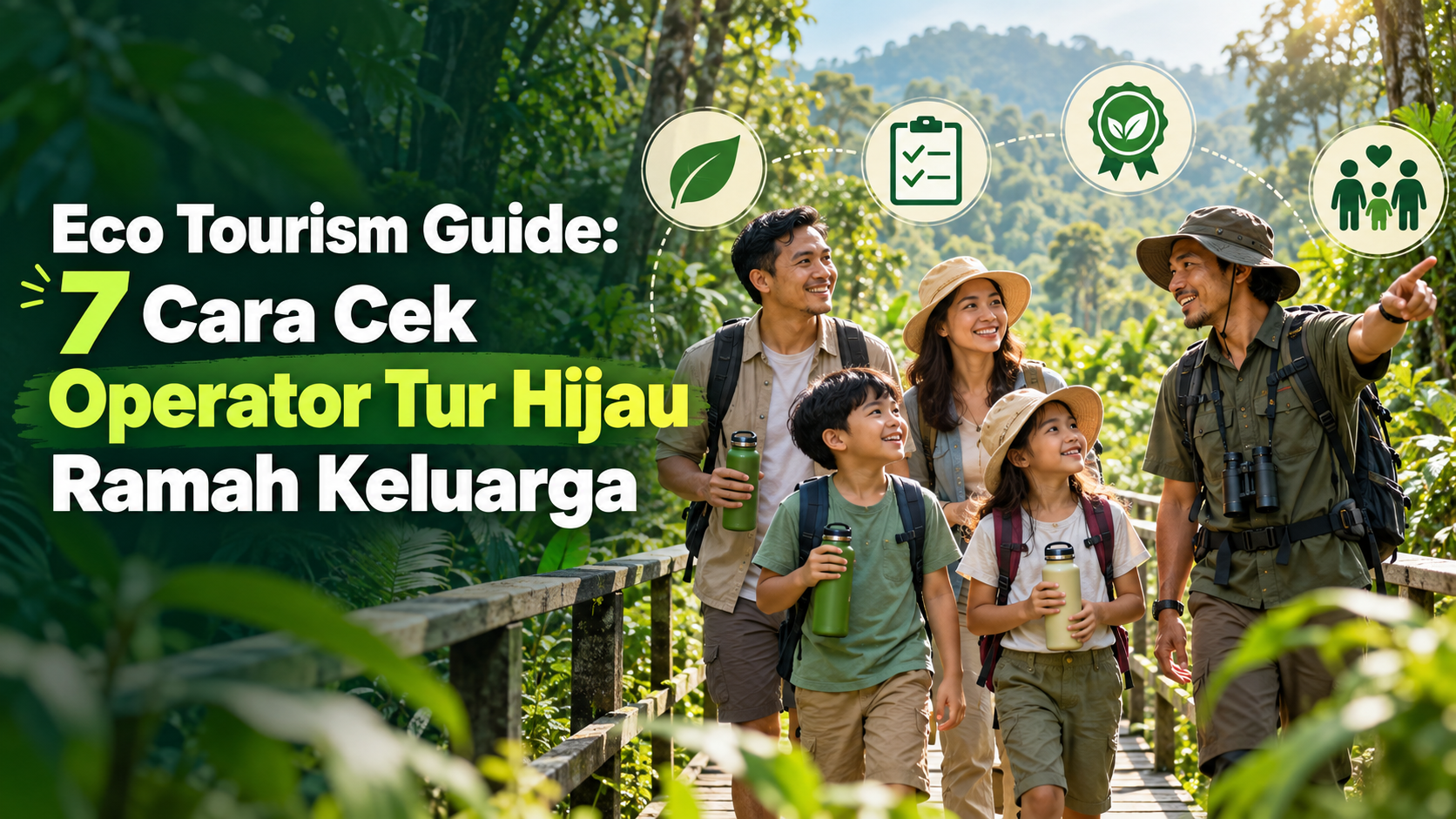 ekowisata - Eco Tourism Guide: 7 Cara Cek Operator Tur Hijau Ramah Keluarga