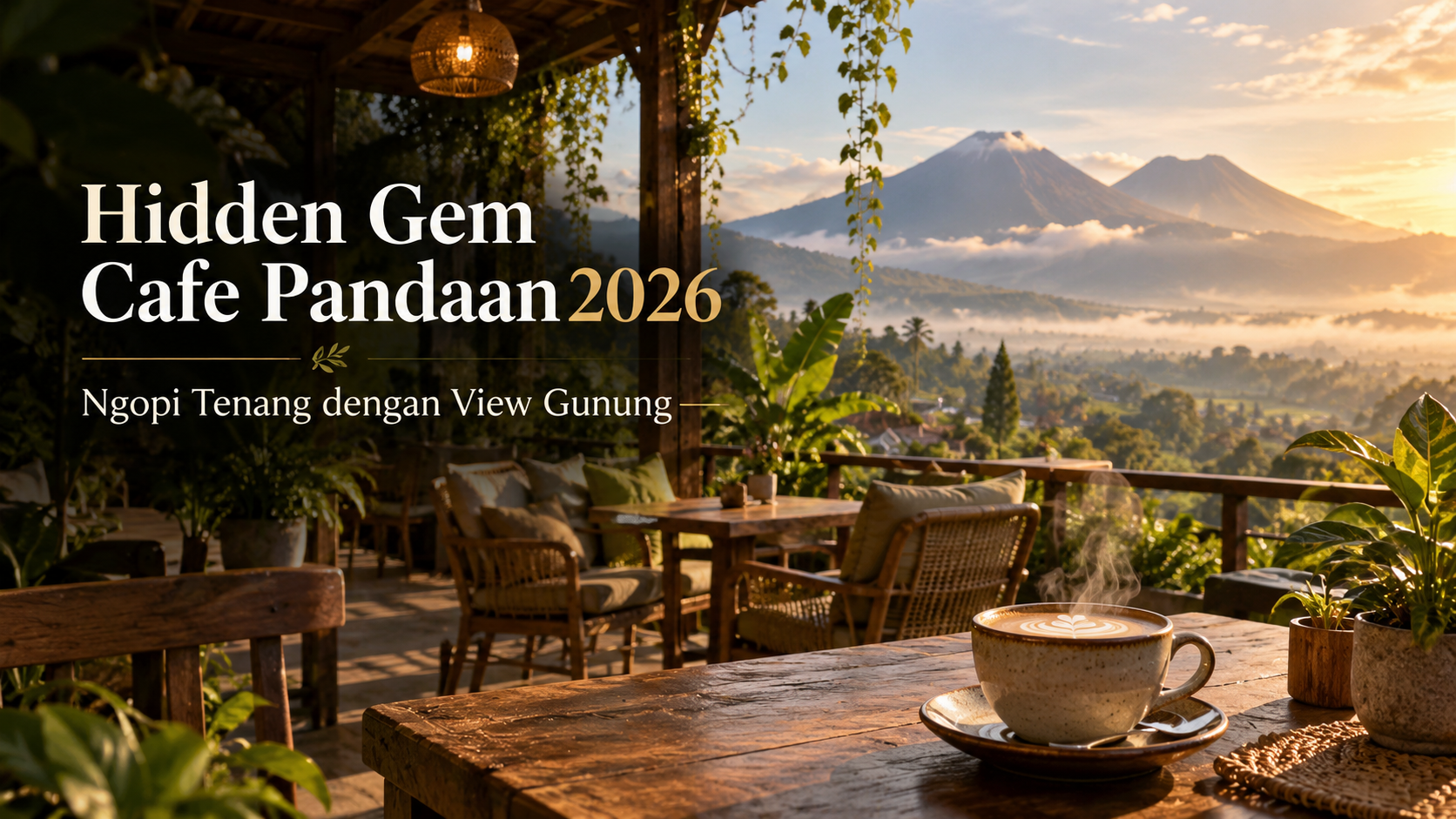 pandaan - Hidden Gem Cafe Pandaan 2026: Ngopi Tenang dengan View Gunung