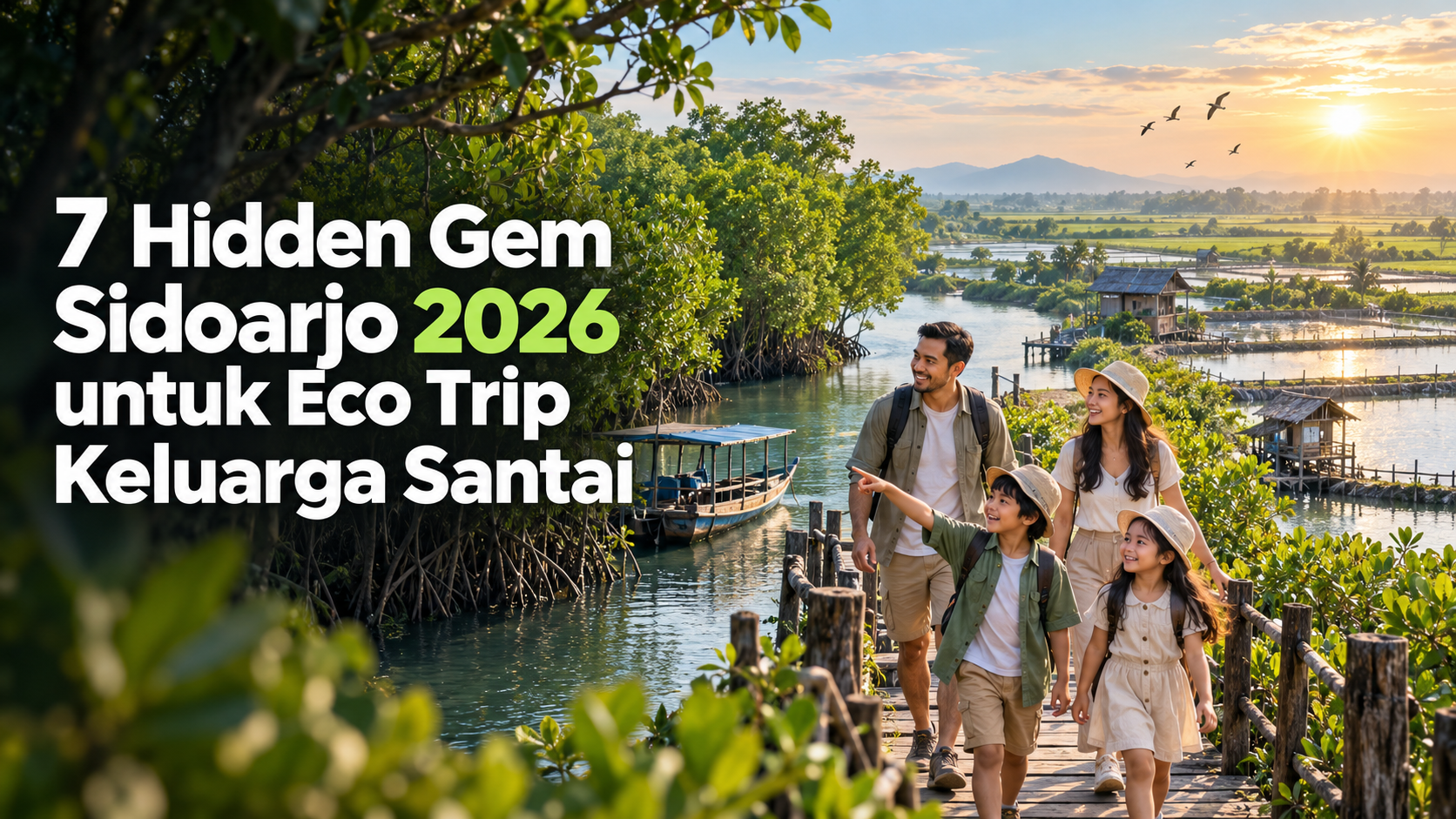 sidoarjo - 7 Hidden Gem Sidoarjo 2026 untuk Eco Trip Keluarga Santai