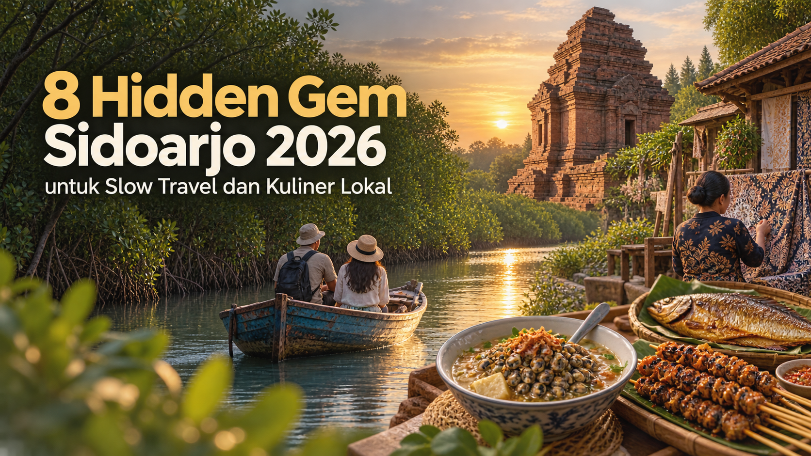 sidoarjo - 8 Hidden Gem Sidoarjo 2026 untuk Slow Travel dan Kuliner Lokal