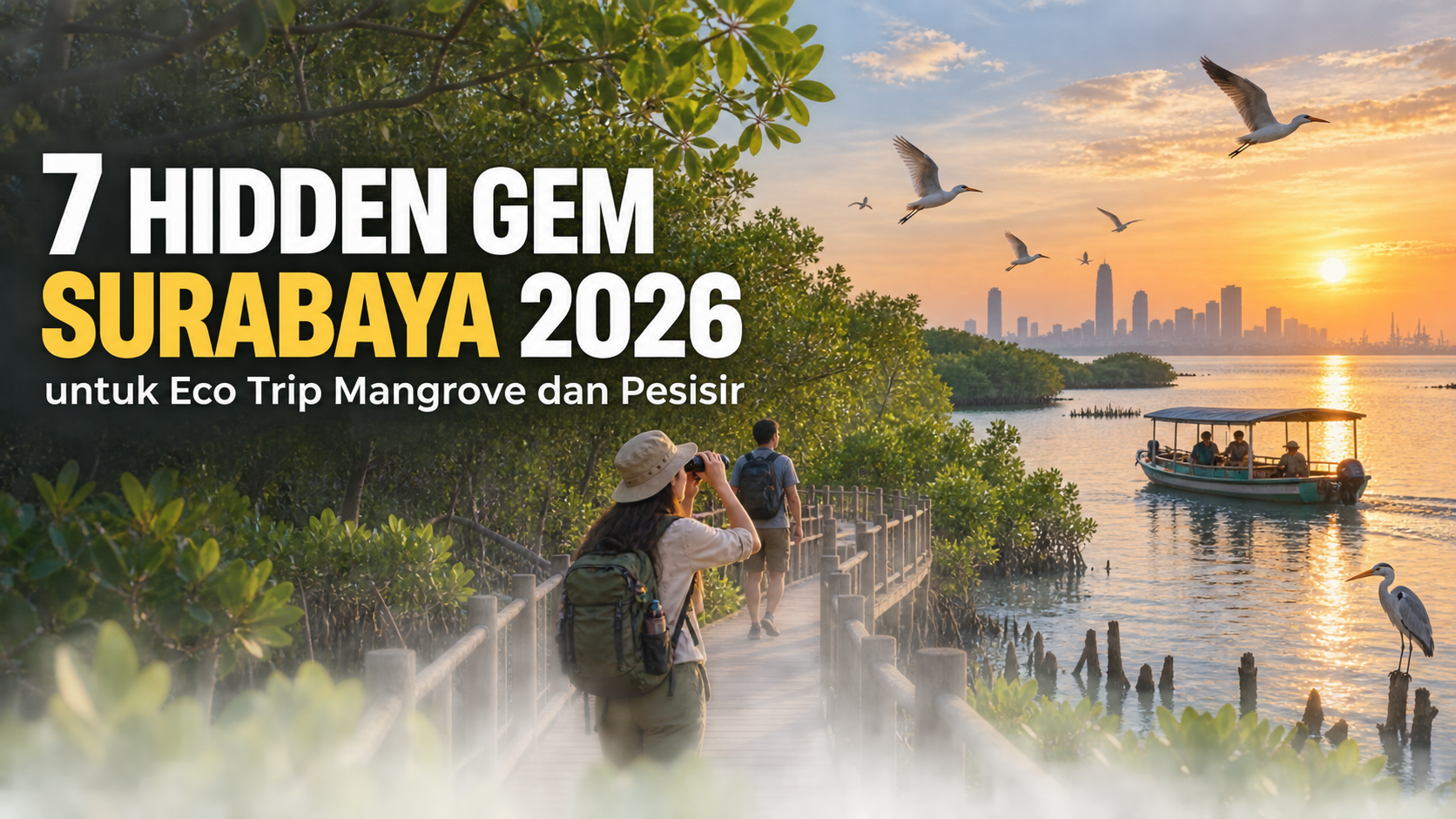 surabaya - 7 Hidden Gem Surabaya 2026 untuk Eco Trip Mangrove dan Pesisir